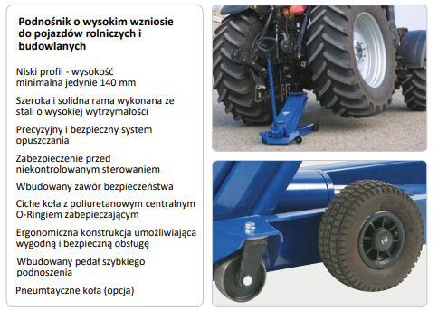 Podnośnik hydrauliczny żaba AC Hydraulic DK50HLQ 5000 kg